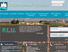 Tablet Screenshot of chateauneufsurisere.fr